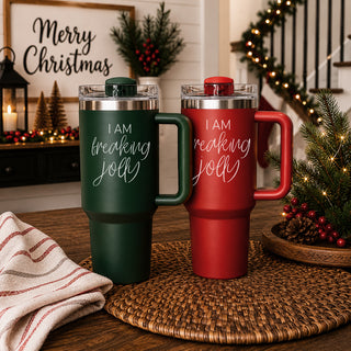 Christmas tumbler with straw
Christmas tumbler with handle
Christmas tumbler cups
Christmas tumbler with funny quote I am freaking jolly 40oz red green
Christmas white elephant gift tumbler - I am freaking jolly 40oz red green
Secret Santa gift tumbler - I am freaking jolly red green Christmas
Christmas celebration tumbler red green - I am freaking jolly 40oz