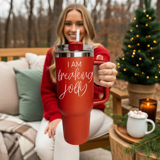 Domestic Christmas drinkware - I am freaking jolly holiday tumbler 40oz
Christmas wholesale tumbler cups
wholesale tumbler cups with lids
wholesale tumbler cups with straws
Viral Christmas tumbler 40oz - I am freaking jolly red green