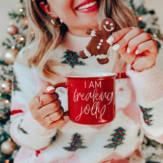 Wholesale funny holiday mug gift for women who love coffee
cozy red Christmas mug for winter mornings
Christmas coffee mug with funny saying for moms