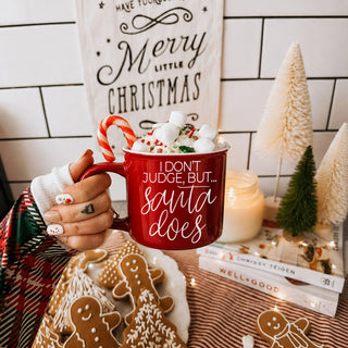 festive ceramic mug with funny Christmas quote
holiday mug perfect for cocoa and Christmas movies
funny Christmas mug for moms who need coffee