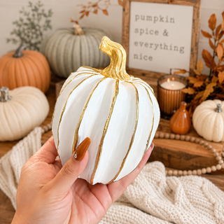 Gold White Pumpkin