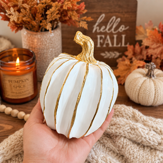 Gold White Pumpkin
