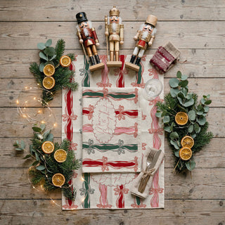 christmas kitchen styling towel with ribbon bow accents
holiday home decor towel for kitchen counter display
decorative christmas hand towel for modern farmhouse kitchen
seasonal kitchen towel for holiday decorating and hosting
christmas kitchen accent towel with festive ribbon pattern