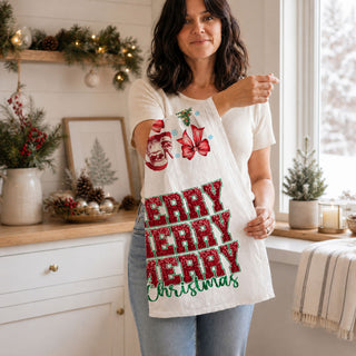 merry merry christmas glitter text kitchen towel festive decor
bold christmas typography towel red green glitter holiday design
merry christmas script towel with layered festive text design
holiday kitchen towel with glitter effect merry christmas lettering
christmas dish towel with bold festive text red green design
modern christmas towel with typography merry merry merry design