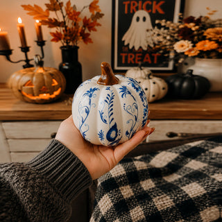 Blue White Pumpkin | PRE-ORDER