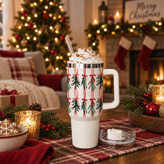 Grandmillennial Christmas decor
Preppy Christmas gifts
Christmas gifts for women
Christmas gifts for moms
Teacher Christmas gifts
Coworker holiday gifts
Secret Santa gifts
Holiday hostess gifts
Christmas coffee tumblers
Holiday water tumblers
pink ribbon holiday tumbler for Christmas
evergreen sprig Christmas cup with handle
festive ribbon holiday drink tumbler
Christmas greenery patterned travel cup
pretty holiday tumbler with red bows
soft pink ribbon Christmas drinkware
botanical holiday tumbler with rib