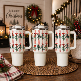 evergreen Christmas drink cup
Christmas tumbler with soft feminine holiday print
holiday travel cup with decorative bows
Christmas greenery tumbler gift idea
festive winter travel cup
pink ribbon Christmas gift tumbler
Christmas bow drinkware gift
holiday greenery tumbler gift for her
Christmas cup gift for ribbon lover
festive pine tumbler gift for women
Christmas travel cup gift for mom
holiday drinkware gift for sister
feminine Christmas beverage tumbler
decorative holiday cup gift for wife
winter botani