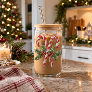 Candy Cane Holly 17oz