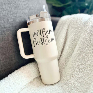 Boss gift ideas for her | 40oz Tumblers Ivory and White