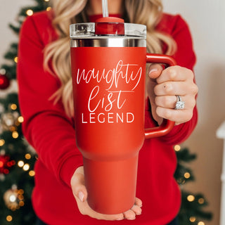 Naughty Christmas Mugs, Naughty Christmas Quote Mug Gift Ideas 2025
Five star holiday tumbler - naughty list legend Christmas 40oz
Christmas party tumbler - naughty list legend 40oz funny gift
