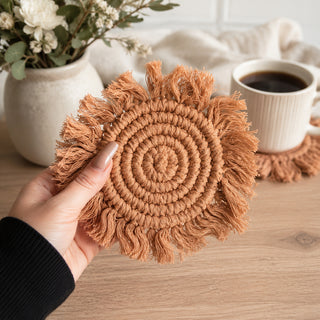Braided Tassel Coasters