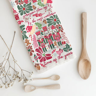 Christmas nutcracker kitchen towel gift idea
Nutcracker kitchen towel hostess gift
Unique nutcracker Christmas gift
Stylish pink nutcracker kitchen accessories