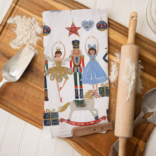 nutcracker performance inspired christmas towel
christmas recital gift dancer kitchen towel
holiday decor for ballet lovers kitchen accessory
dance themed christmas home decor towel
decor towel for oven handle christmas nutcracker theme
holiday hand towel for kitchen christmas decor