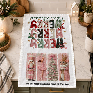 small christmas gift idea for women home decor
holiday kitchen gift under 25 pink christmas towel
whimsical pink christmas kitchen towel festive charm
magical holiday kitchen towel nutcracker fairy theme
dreamy christmas decor towel soft pink holiday vibe
nutcracker themed gift for christmas lover
gift for pink decor lover christmas kitchen towel
holiday gift for home decor lover pink towel
stocking stuffer kitchen towel pink christmas theme