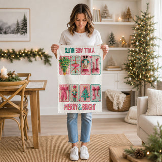 art inspired christmas towel pink festive illustration
hand drawn style pink christmas kitchen towel design
creative holiday towel pink nutcracker art aesthetic
absorbent pink christmas kitchen towel durable holiday cloth
reusable cotton christmas dish towel pink festive design