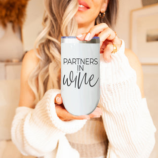 Funny wine cup gift friends
Friend wine tumbler stocking stuffer
Partners in wine gift set bulk
Gia Roma partners wine tumbler