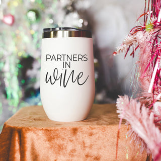 Partners in wine tumbler 17oz
Friendship wine cup partners
Partners in wine tumbler gift
Wine tumbler partners accessories