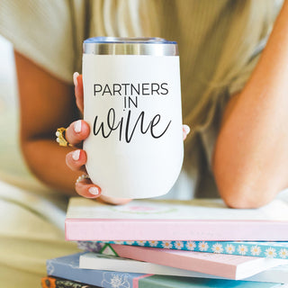Wholesale wine lover gift
Friendship wine enthusiast cup
Partners in wine drinkware
Friend humor wine collection