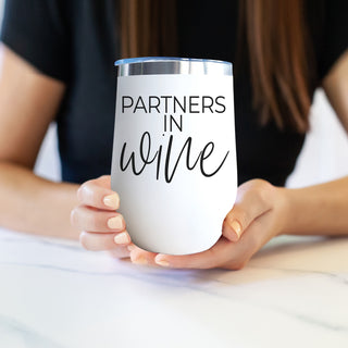 Friendship wine lover gift
Wine buddy tumbler accessories
Hand designed partners wine tumbler
Wholesale Mom humor friendship wine cup