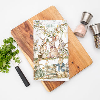 premium cotton tea towel farmhouse
boutique farmhouse easter towel
limited edition vintage easter towel
wholesale farmhouse kitchen towel
peter rabbit easter towel for retailers
vintage easter collection towel
spring kitchen decor gift for her