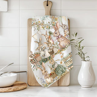 Beatrix Potter Peter Rabbit kitchen towel vintage Easter
Children's book bunny dish towel watercolor storybook
Literary bunny kitchen towel Peter Rabbit farmhouse spring
Vintage book illustration Peter Rabbit towel Easter