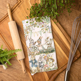 spring kitchen towel for easter brunch decor
storybook bunny towel gift for her
cute bunny towel easter basket filler
farmhouse kitchen towel for springtime baking
charming easter tea towel for mothers day gift
luxury vintage easter kitchen towel