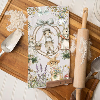 Wholesale Watercolor bunny kitchen towel vintage storybook spring
English cottage bunny dish towel Peter Rabbit farmhouse
Vintage Easter bunny kitchen towel watercolor storybook
Beatrix Potter inspired bunny towel spring farmhouse