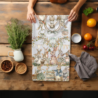 high quality vintage design kitchen towel
eco friendly reusable farmhouse towel
buy easter bunny towel online
handmade farmhouse kitchen towel for easter
boutique kitchen towel vintage bunny