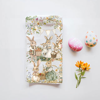 Lavender bunny kitchen towel watercolor Victorian farmhouse
Mushroom bunny towel Peter Rabbit vintage storybook
Bow ribbon bunny kitchen towel Easter watercolor spring
Straw hat Peter Rabbit dish towel vintage farmhouse