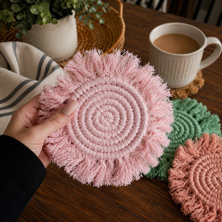 Braided Tassel Coasters
