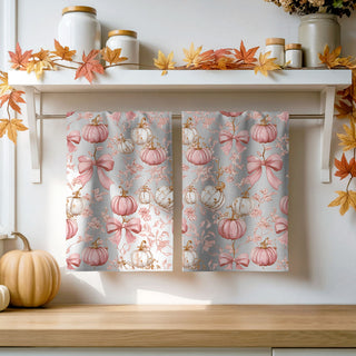 floral pink pumpkin towel for shabby chic fall décor
pink pumpkin home accessory for tiered tray styling
dusty rose pumpkin towel for feminine fall decorating
pink pumpkin and gold stem towel for luxe autumn décor
pink pumpkin design towel with delicate floral vines