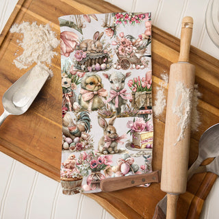 vintage pink towel limited edition
easter collection towel blush floral design
handmade look vintage easter towel
Pink vintage bunny cottage kitchen towel watercolor rose garden
Blush pink bunny kitchen towel Victorian cottage Easter spring