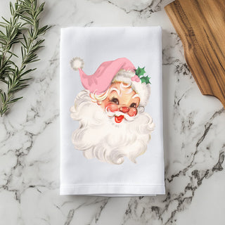 Pink Christmas kitchen decor towel
Pink Santa Christmas kitchen accessories
Pink Christmas kitchen essentials
Pink holiday kitchen decor towel