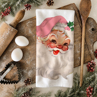 classic red and pink santa kitchen towel
vintage christmas character santa dish towel
retro santa artwork kitchen towel holiday decor
old world santa illustration tea towel
storybook christmas santa kitchen towel
antique style santa claus kitchen decor towel