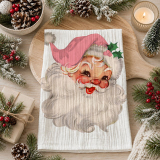 Pink Santa Vintage
