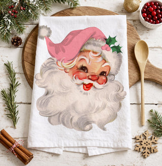 lightweight cotton christmas dish towel santa print
decorative kitchen towel christmas santa design
everyday use holiday towel santa themed
durable flour sack towel christmas print santa
kitchen essential christmas towel festive design