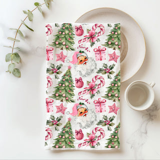holiday kitchen aesthetic towel pink festive design
vintage meets trendy christmas kitchen towel santa
neutral kitchen with pop of pink christmas towel
holiday cottage kitchen decor towel santa print
seasonal farmhouse kitchen towel christmas design
elevated christmas kitchen decor pink santa theme