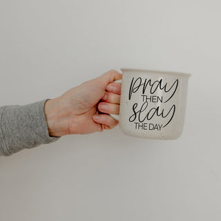 Christian women’s mug pray then slay the day
spiritual coffee mug pray then slay the day
prayer and motivation mug pray then slay the day
uplifting mug for women pray then slay the day
Christian gift idea pray then slay the day mug
faith mug for moms pray then slay the day