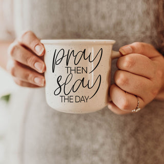 ceramic Christian mug for devotional time
stylish Christian quote mug for home office
Christian affirmation mug for positive mornings
neutral aesthetic Christian woman’s coffee mug
faith based mug for Christian entrepreneur
church small group gift idea coffee mug
mug for women who pray over their plans
Christian lifestyle photo with prayer quote mug
coffee cup for women who start day with prayer