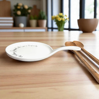 Artisan kitchen tools
Handcrafted spoon rest
Custom kitchen decor
Cooking life stories
Real kitchen moments