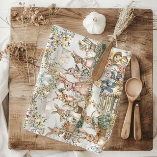 Wholesale Watercolor storybook bunny towel vintage spring design
Victorian bunny kitchen towel Peter Rabbit farmhouse
Vintage Easter storybook bunny dish towel watercolor
Beatrix Potter bunny kitchen towel spring cottage style
