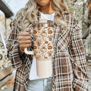 neutral warm toned tumbler
pumpkin spice aesthetic cup for women
cozy fall hydration tumbler
large pumpkin travel tumbler
fall latte pumpkin tumbler
cute pumpkin accessory tumbler
neutral rustic autumn cup