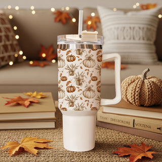 pumpkin spice tumbler for women
cute neutral pumpkin tumbler
fall pumpkin cup with handle and straw
autumn pumpkin Stanley style tumbler
cozy pumpkin spice coffee cup
pumpkin patch aesthetic tumbler
neutral pumpkin travel mug
fall harvest tumbler with handle
cute beige pumpkin cup
pumpkin season iced coffee tumbler