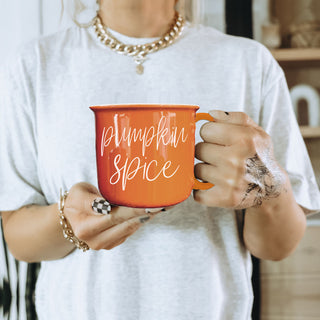 cozy season coffee cup for crisp mornings
fall kitchen decor with orange mug
halloween home decor mug on shelf
autumn mug for sweater weather vibes
fall drinkware for seasonal lattes and cocoa