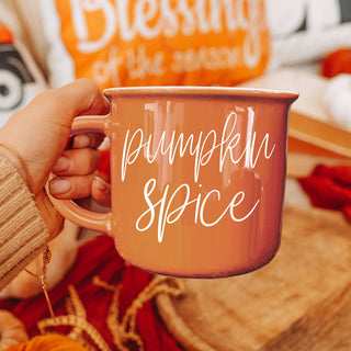 pumpkin spice coffee mug for fall
pumpkin spice latte mug in orange
pumpkin spice autumn coffee cup
pumpkin spice mug for pumpkin lovers