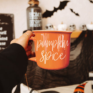 pumpkin spice mug in fall breakfast setup
pumpkin spice coffee mug for office desk
pumpkin spice mug for teachers and coworkers
pumpkin spice latte mug for fall gifts