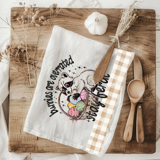 boutique easter towel wholesale funny
easter gift towel best seller funny 2026
farmhouse easter decor towel raccoon
limited edition funny easter towel
trendy stay feral towel for spring kitchen