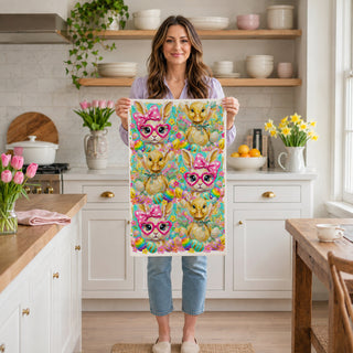 colorful Easter tea towel with bunny
whimsical bunny spring dish towel
pink glasses bunny kitchen towel
bunny with heart sunglasses tea towel
Easter bunny with pink bow kitchen towel
spring rabbit and duckling towel
Easter rabbit kitchen decor towel
pastel bunny spring kitchen towel
bright Easter bunny dish towel
colorful spring rabbit tea towel
Easter duckling kitchen towel
yellow duck Easter tea towel
bunny duck and flower kitchen towel
Easter bunny floral kitchen towel
spring floral bunny tea towel