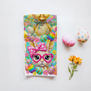 spring rabbit illustration kitchen towel
colorful illustrated Easter tea towel
painted bunny kitchen towel
painted duckling spring towel
painterly Easter kitchen towel
art print Easter tea towel
spring art kitchen towel
artistic bunny Easter towel
whimsical painted Easter decor
Easter bunny artwork towel
rabbit artwork spring kitchen towel
colorful Easter art tea towel
Easter towel with bunny faces
bunny face kitchen towel spring
rabbit face Easter tea towel
bunny with oversized glasses towel