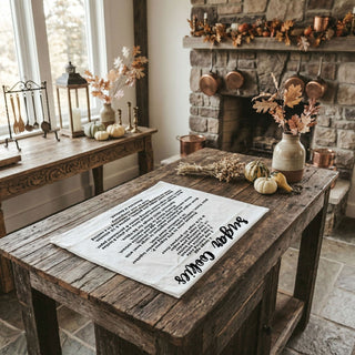 kitchen towel you can actually use for baking
functional christmas decor kitchen towel recipe
kitchen towel for everyday use holiday baking
decor that doubles as recipe kitchen towel
practical kitchen decor christmas baking towel